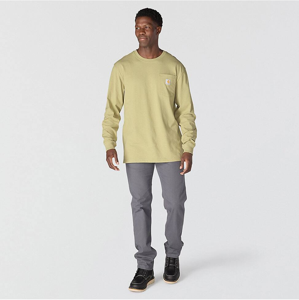 K126-GR9 | Dearborn Loose LS T-Shirt in Faded Fatigue