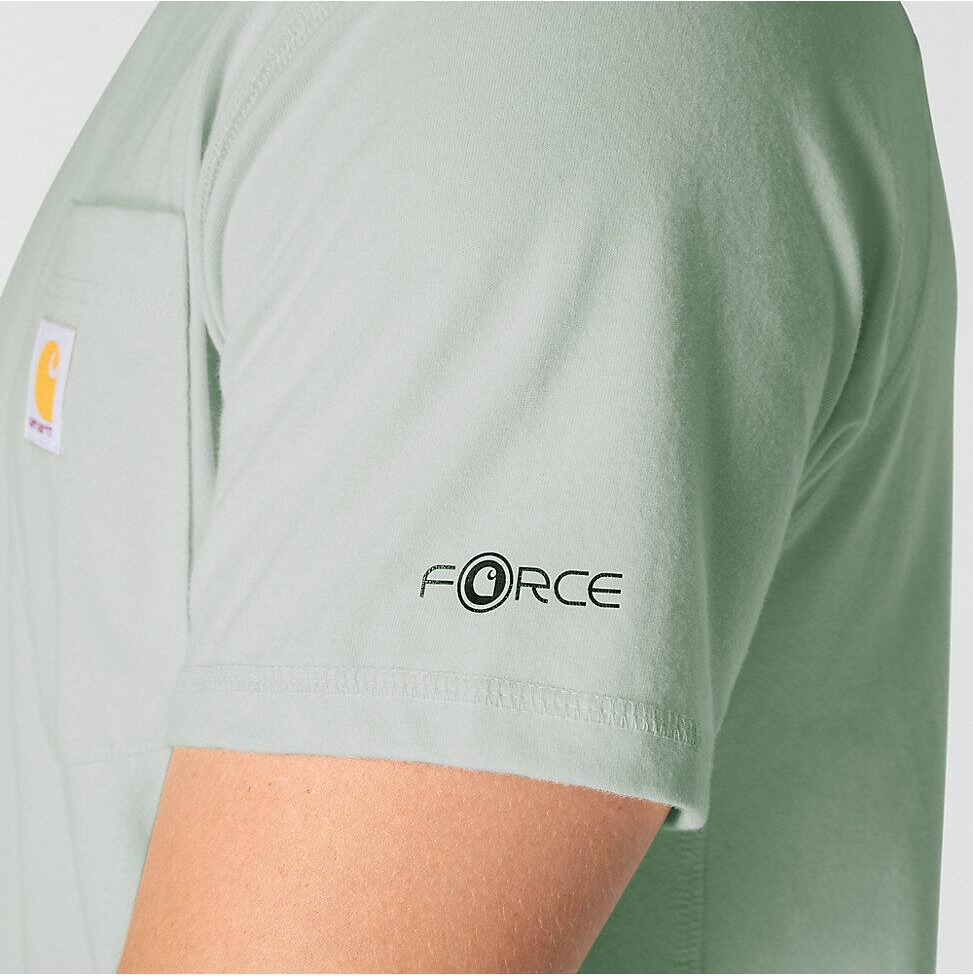 106652-GN8 | Force Relaxed Fit Short-Sleeve Pocket T-Shirt in Smoked Teal