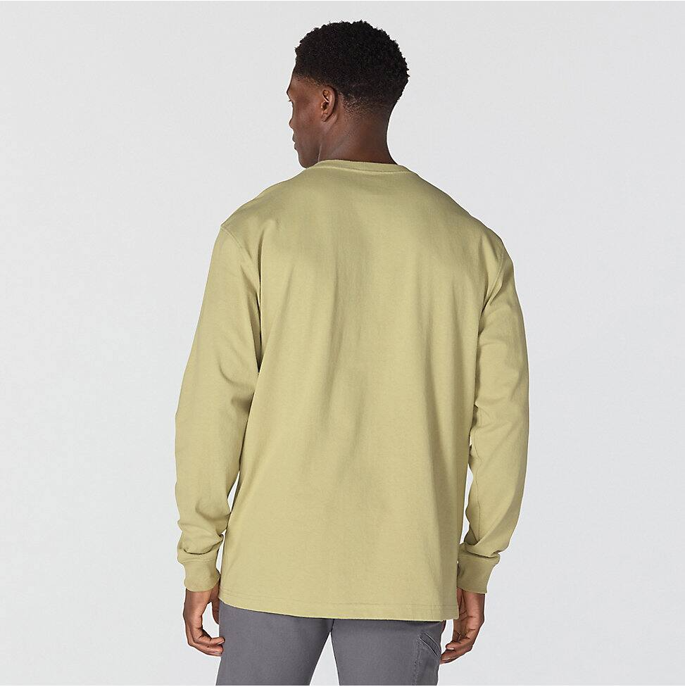 K126-GR9 | Dearborn Loose LS T-Shirt in Faded Fatigue