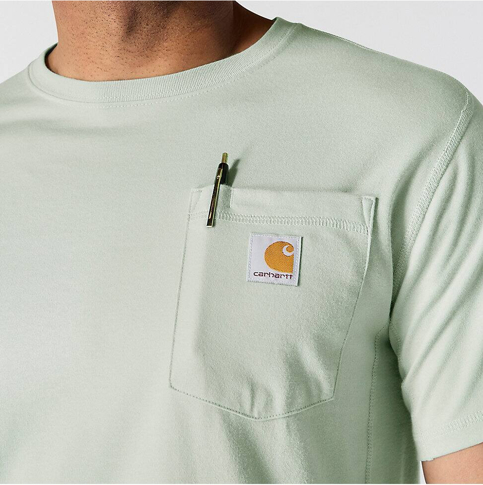 106652-GN8 | Force Relaxed Fit Short-Sleeve Pocket T-Shirt in Smoked Teal
