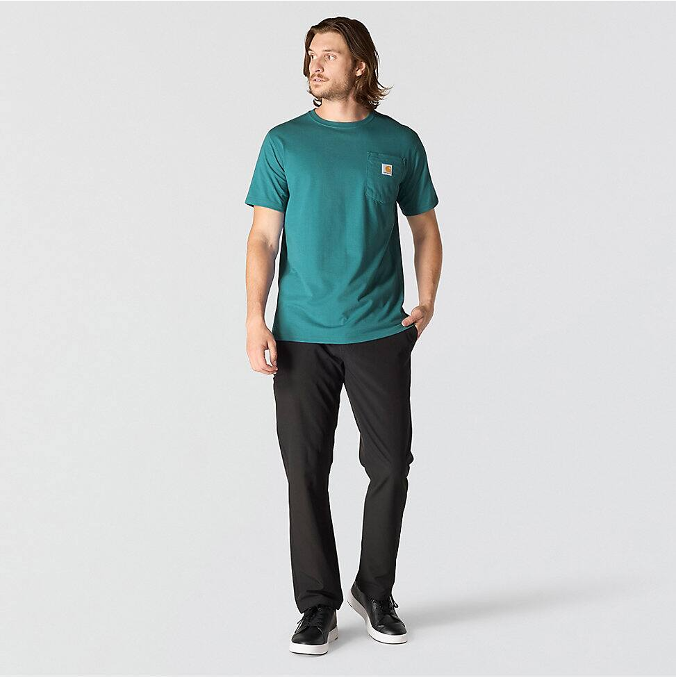 106652-GO3 | Force Relaxed Fit Short-Sleeve Pocket T-Shirt in Transformative Teal