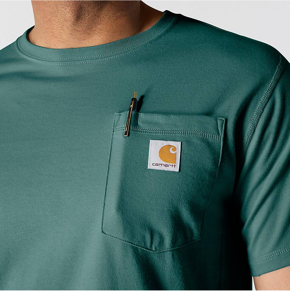 106652-GO3 | Force Relaxed Fit Short-Sleeve Pocket T-Shirt in Transformative Teal