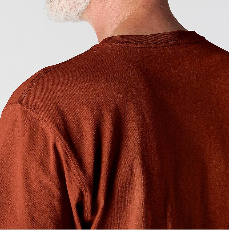 K87-RG0 | Loose Fit Heavyweight Short-Sleeve Pocket T-Shirt in Homestead Red