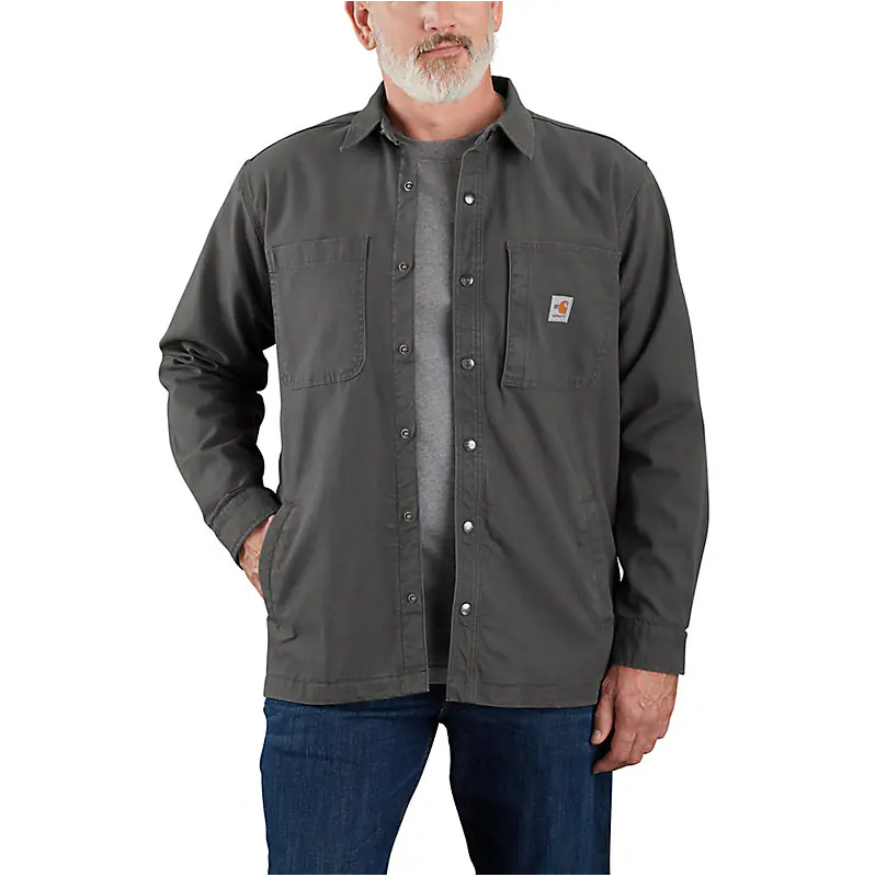 105978-029 | FR Rugged Flex® Canvas Shirt Jac In Shadow