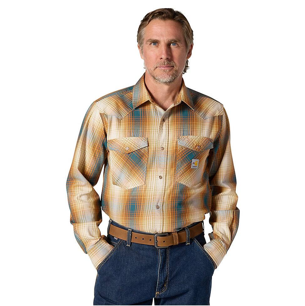 107070-N62 | FR Montana Relaxed Fit Midweight Twill Snap Front Shirt
