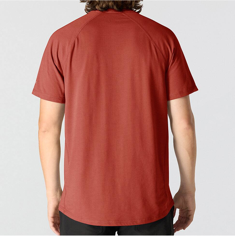 106652-RE1 | Force Relaxed Fit Short-Sleeve Pocket T-Shirt in Atomic Red