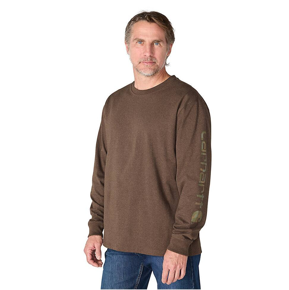 K231-EE7 | Dearborn Camo Logo T-Shirt in Brown
