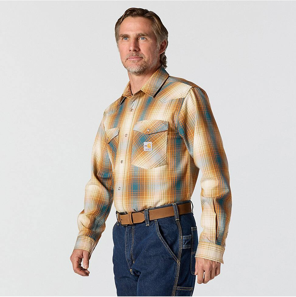 107070-N62 | FR Montana Relaxed Fit Midweight Twill Snap Front Shirt