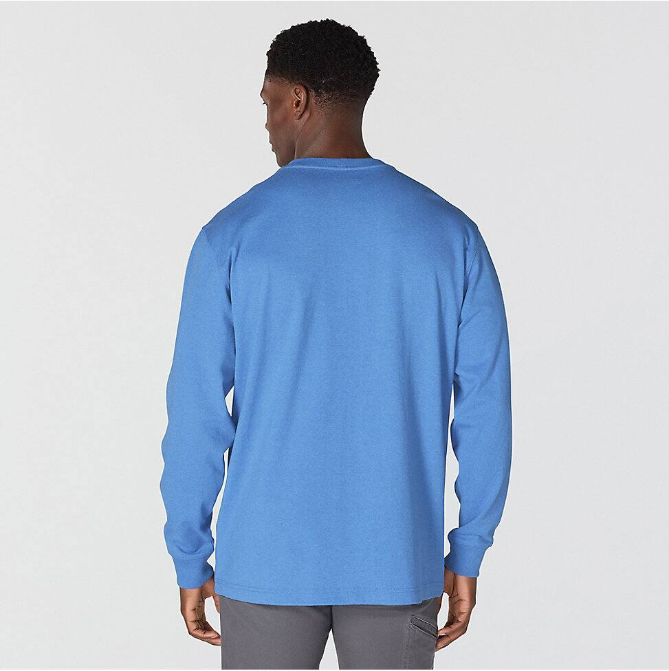 K126-HX | Dearborn Loose LS T-Shirt in Blue