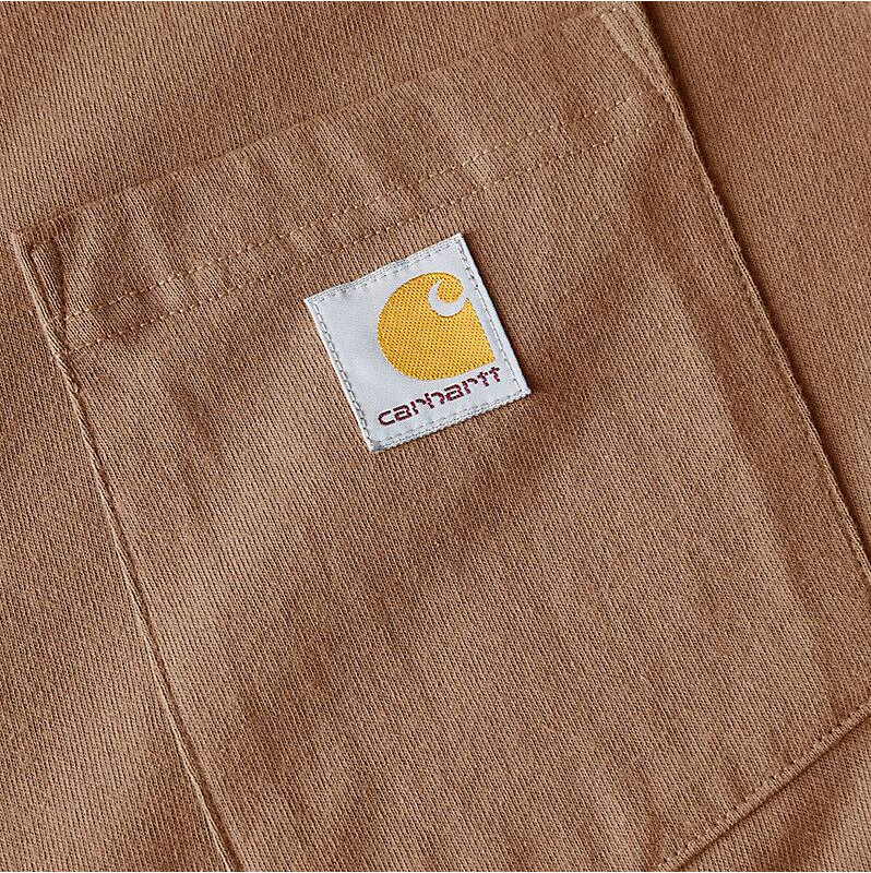 K87-Q98 | Loose Fit Heavyweight Short-Sleeve Pocket T-Shirt in Italian Clay