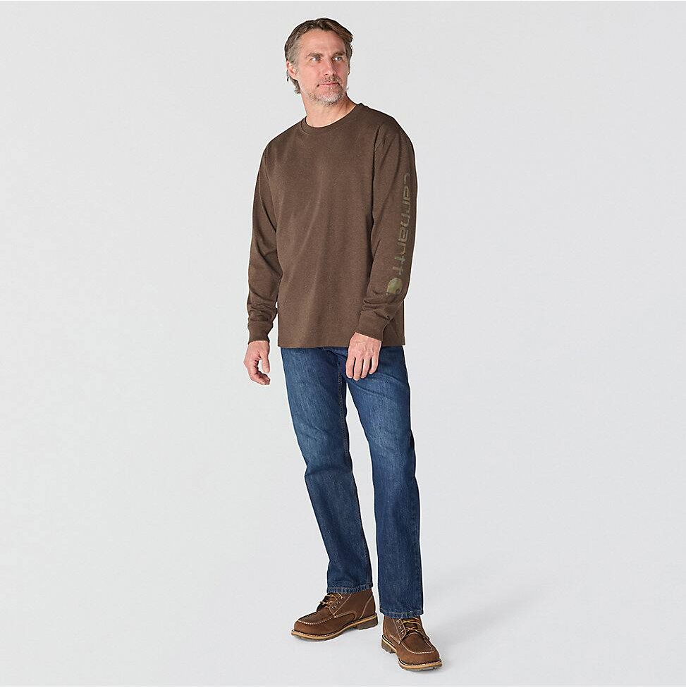 K231-EE7 | Dearborn Camo Logo T-Shirt in Brown