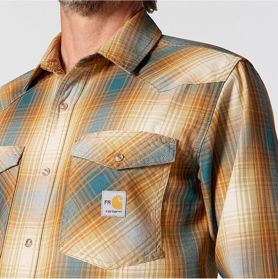 107070-N62 | FR Montana Relaxed Fit Midweight Twill Snap Front Shirt
