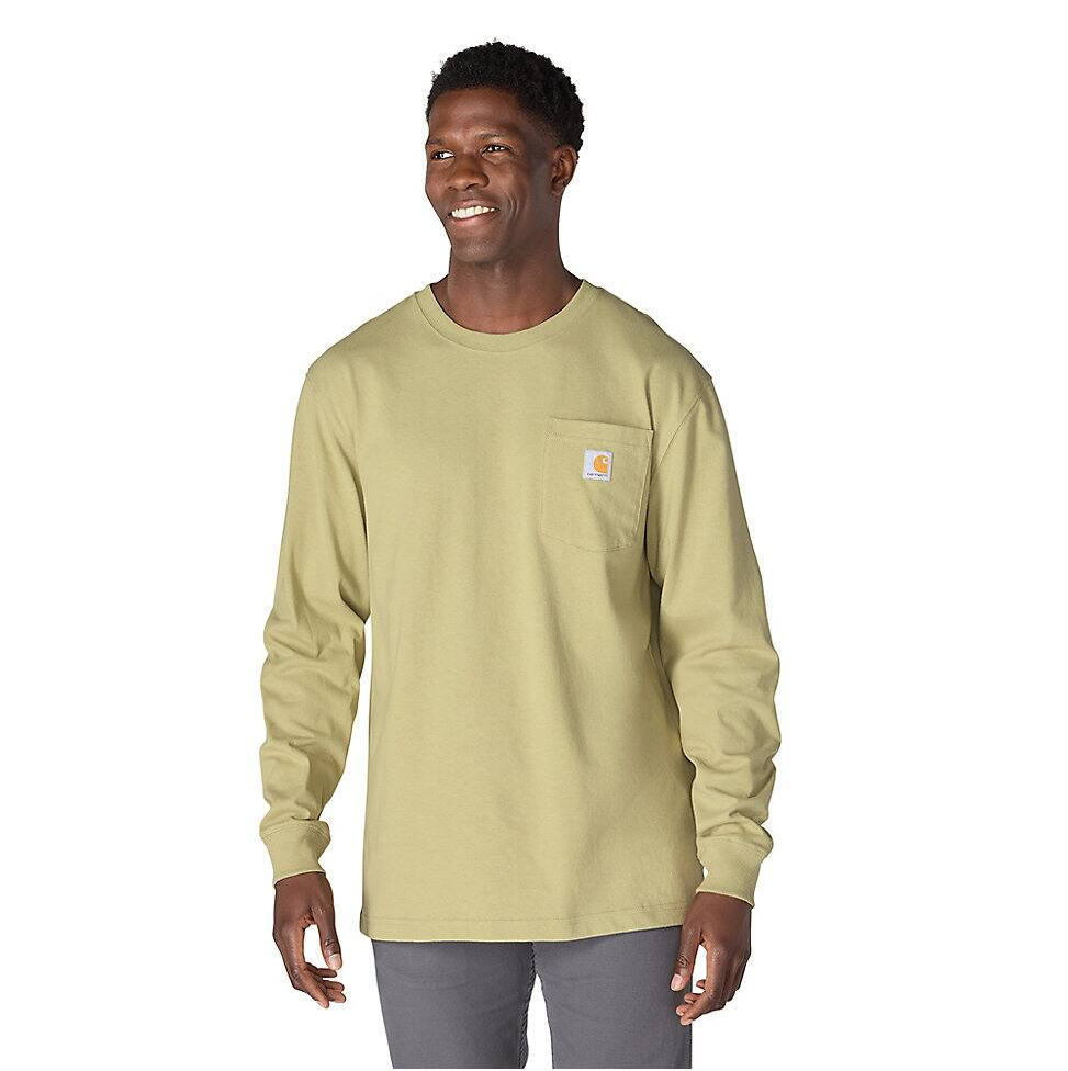 K126-GR9 | Dearborn Loose LS T-Shirt in Faded Fatigue