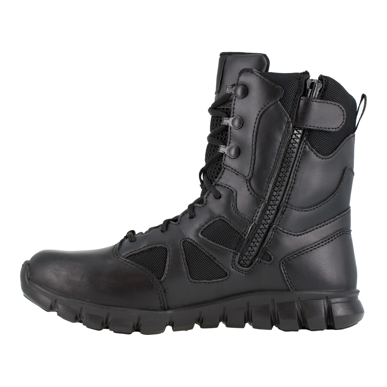 RB8805 | 8" Tactical Boot with Side Zipper Black Boots