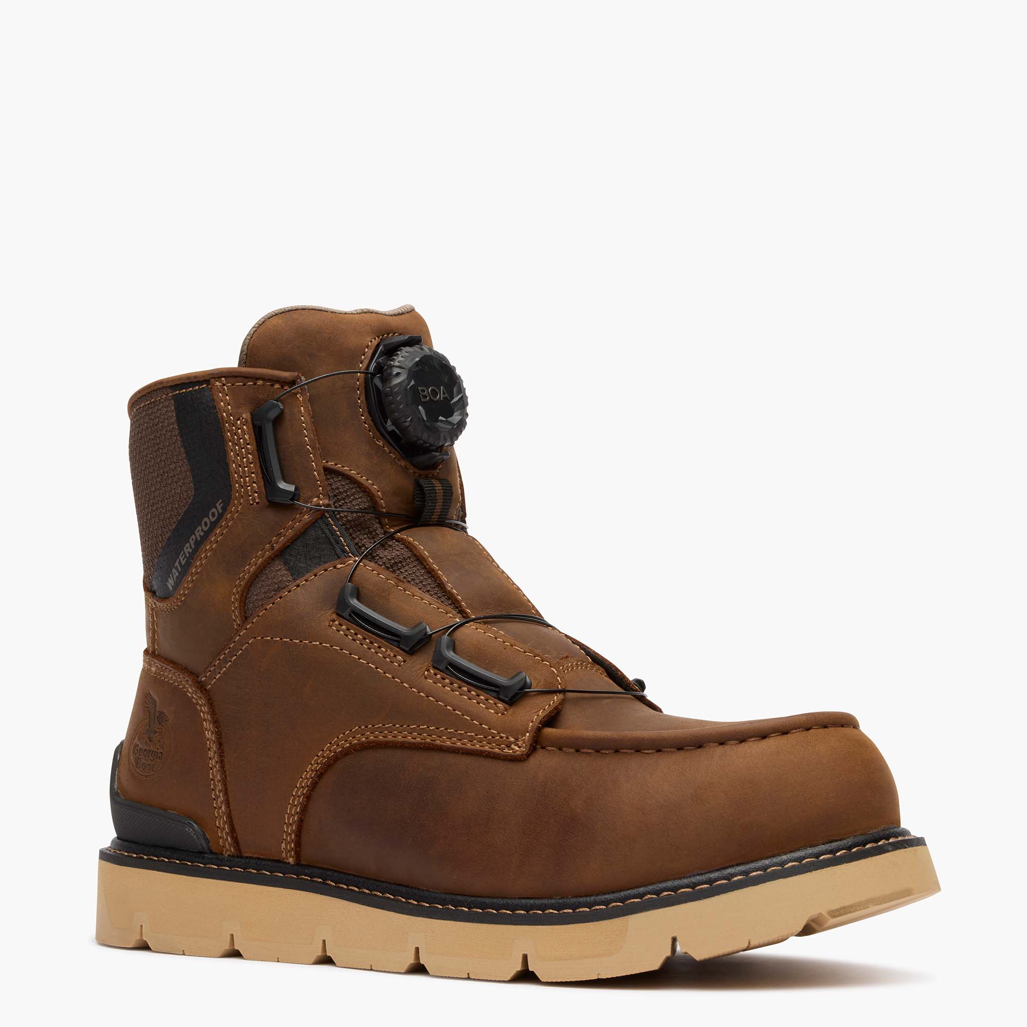 GB00729 | 6" Carbon Flex BOA® Waterproof Carbon Moc Toe Work Boot