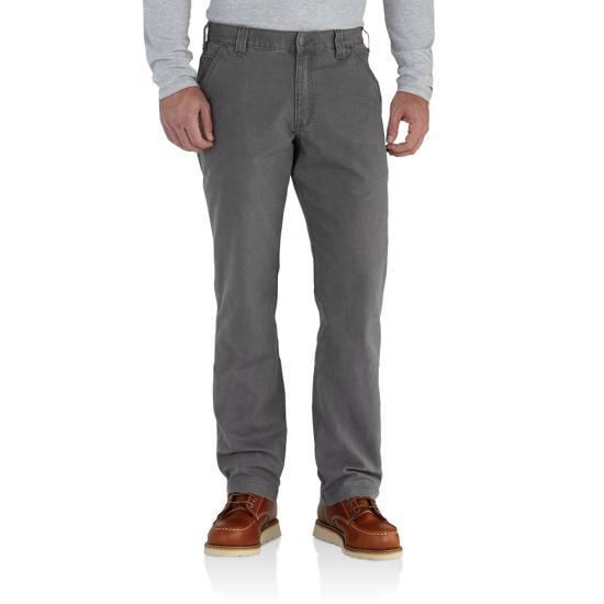 102291-039 | Carhartt NON-FR Relaxed Straight Rigby Dungaree Canvas Pants - Gravel