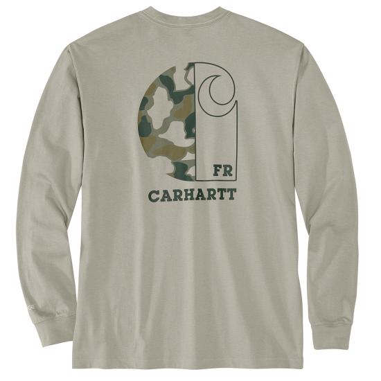 107191-E00 | FR Force Loose Fit Lightweight Long-Sleeve Camo Graphic T-Shirt