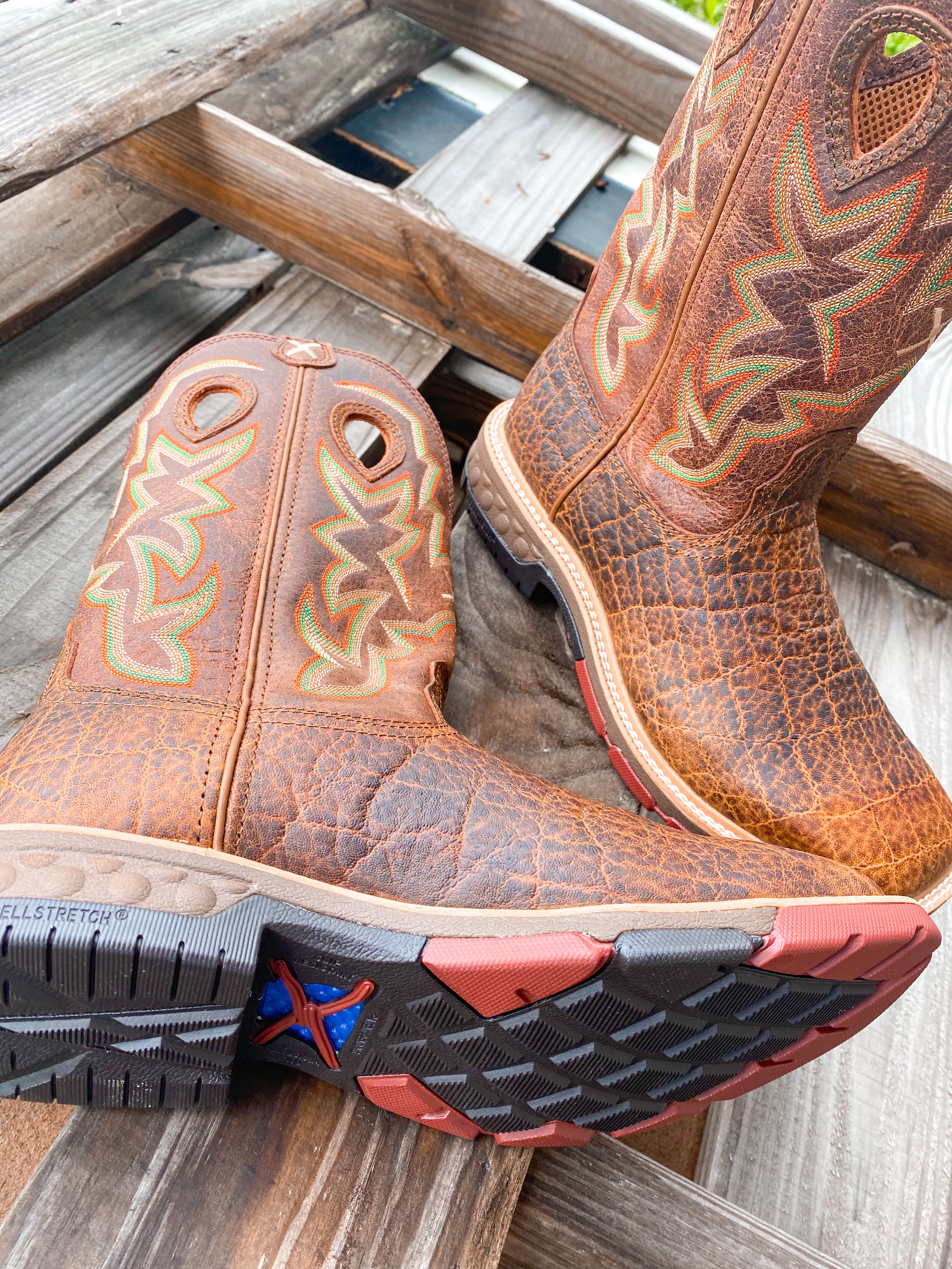 MXB0004 | Square Toe Western Work Boots