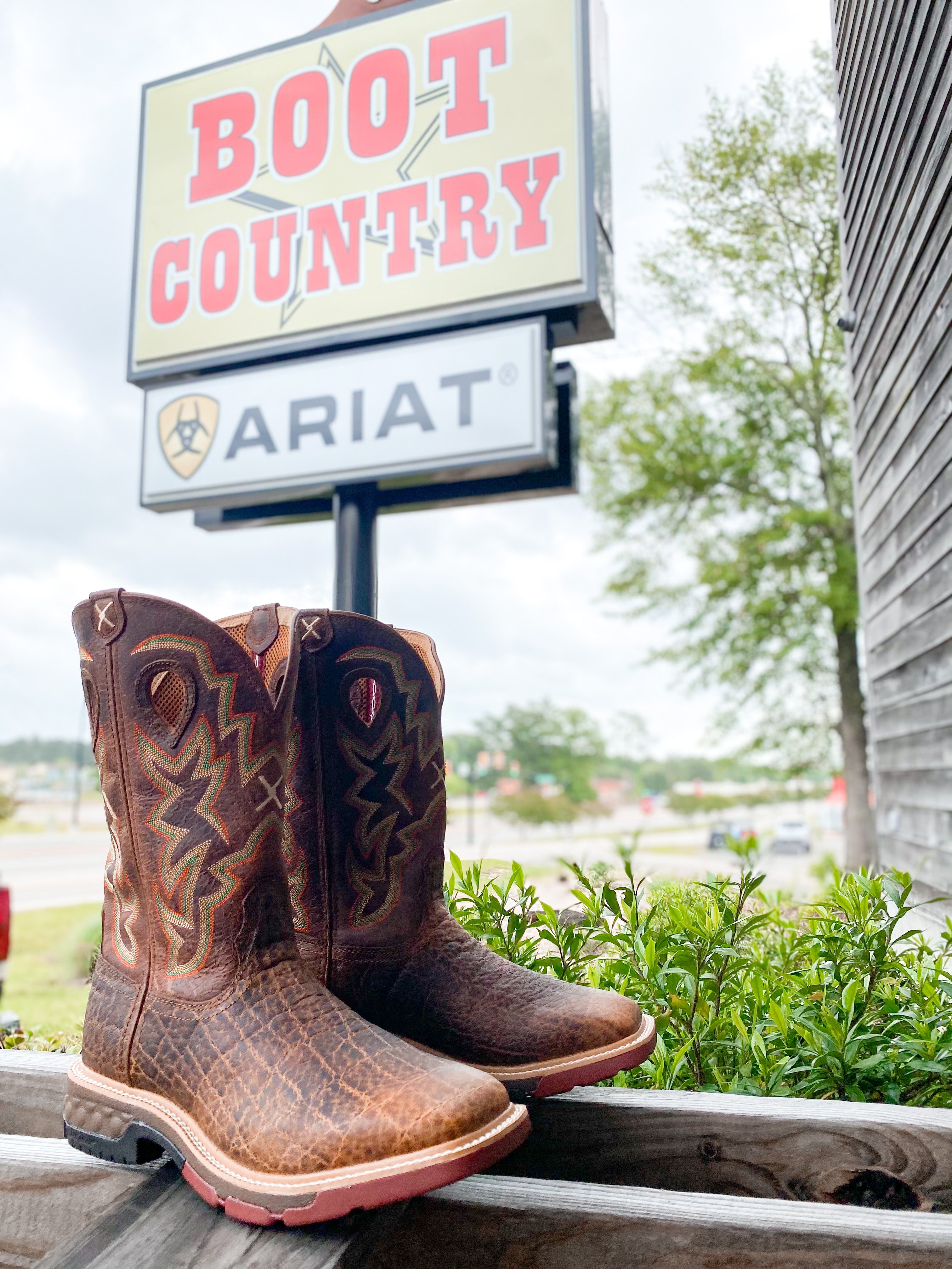 MXB0004 | Square Toe Western Work Boots