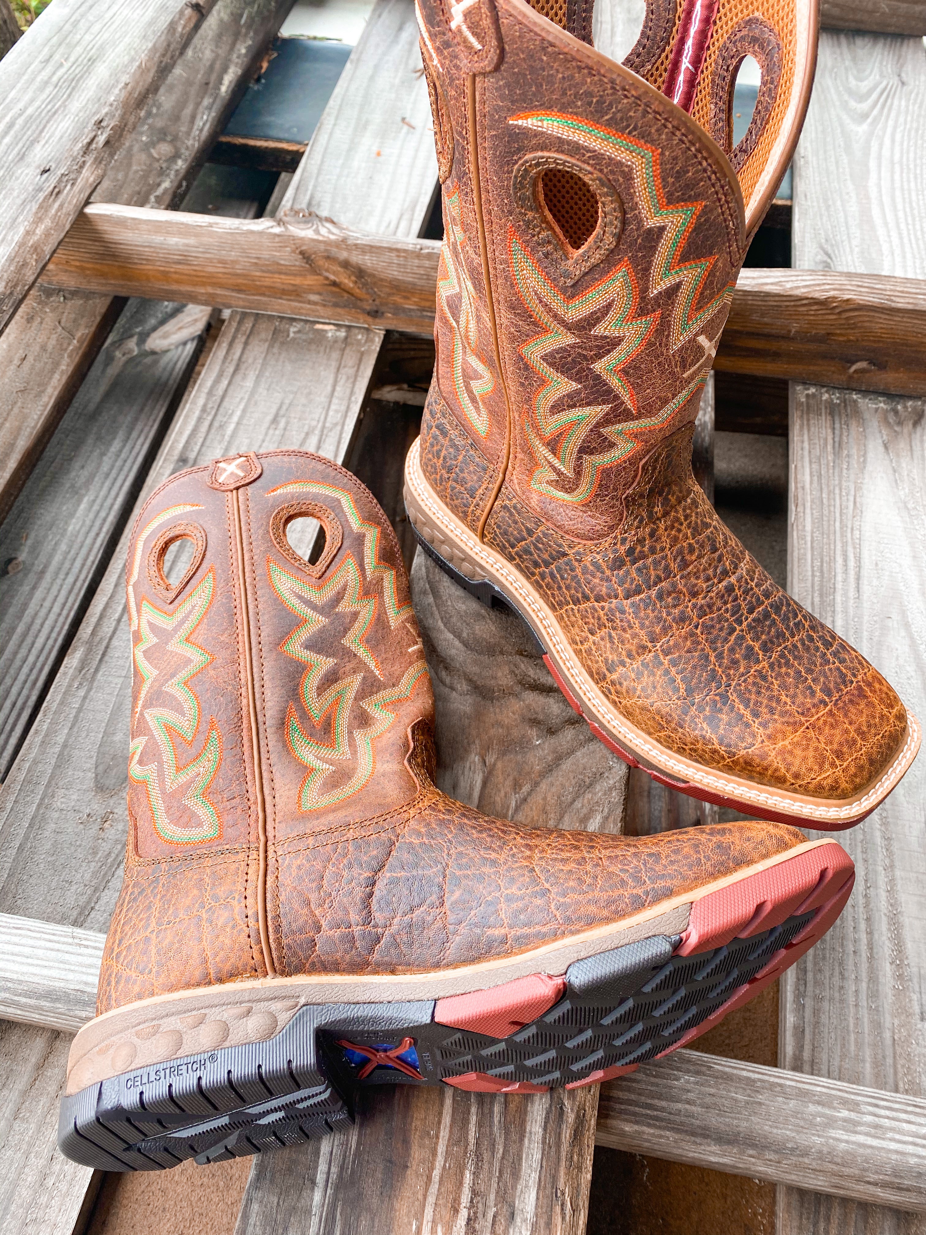 MXB0004 | Square Toe Western Work Boots