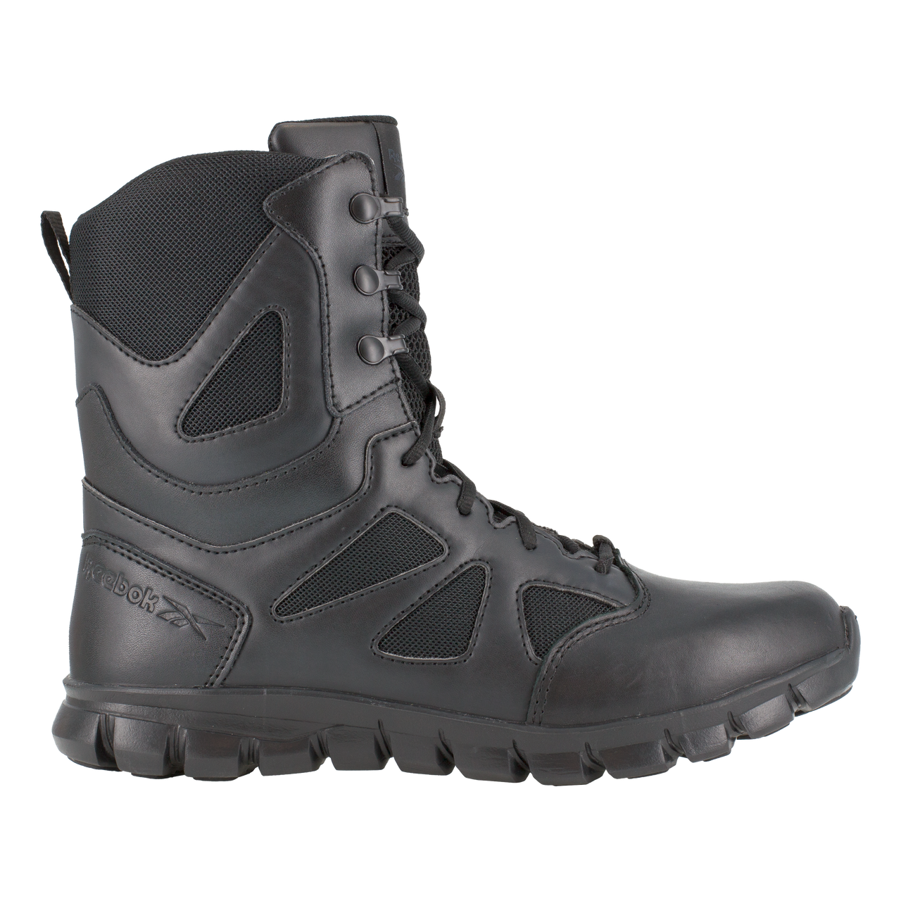RB8805 | 8" Tactical Boot with Side Zipper Black Boots