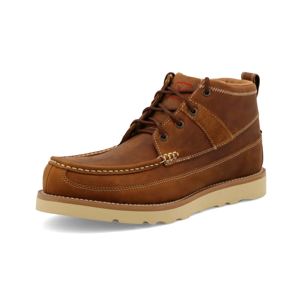 MCAS001 | 4" Wedge Sole Round Steel Toe Boots