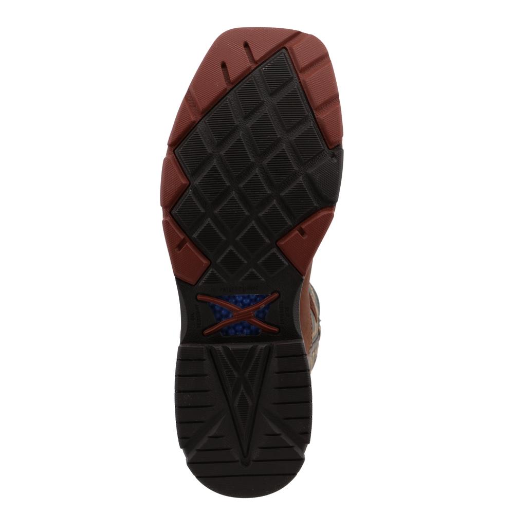 MXBN002 | Barbwire Embroidery Square Nano Composite Toe Work Boots