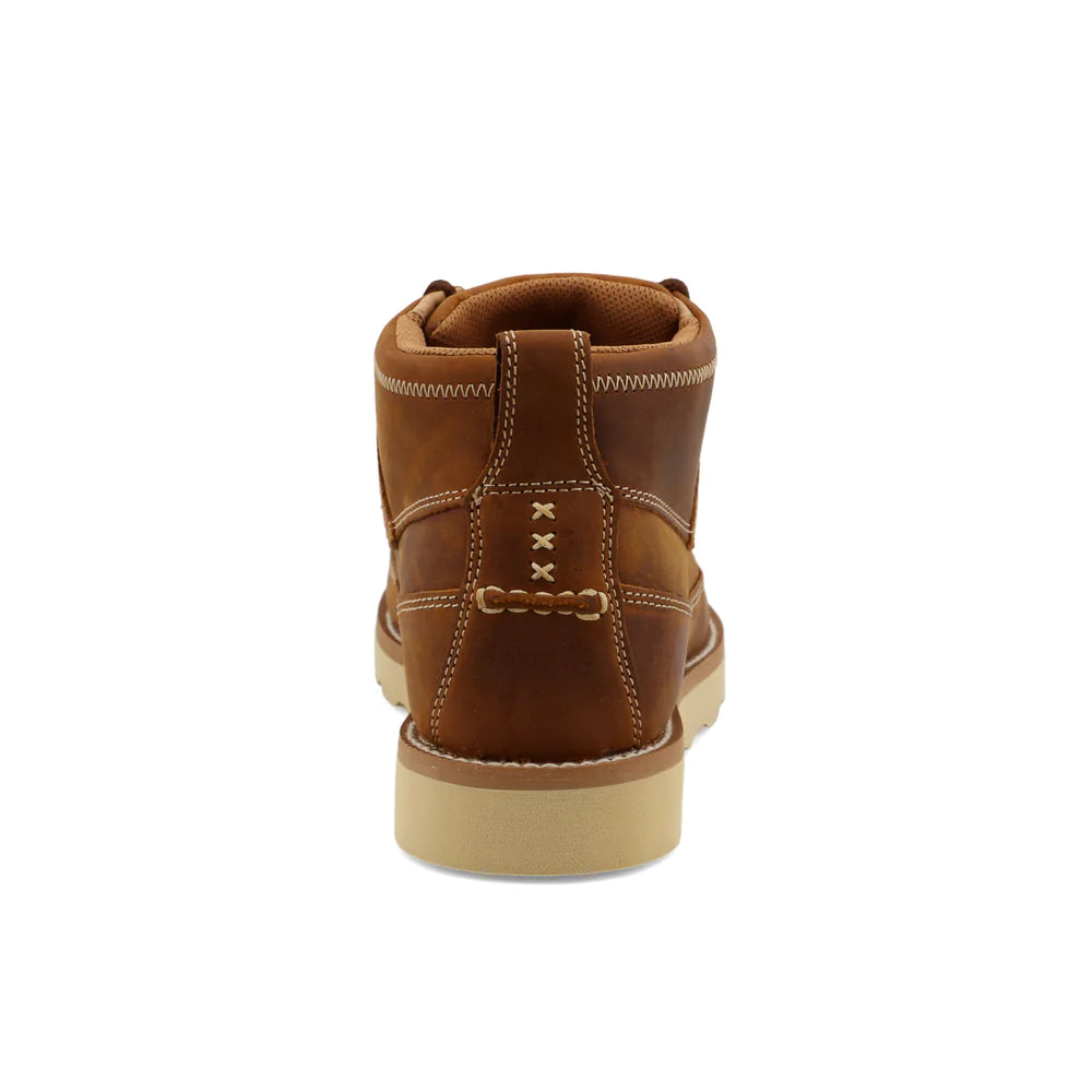 MCAS001 | 4" Wedge Sole Round Steel Toe Boots