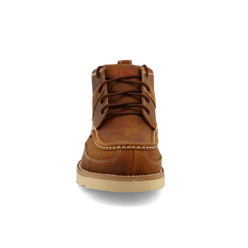 MCAS001 | 4" Wedge Sole Round Steel Toe Boots