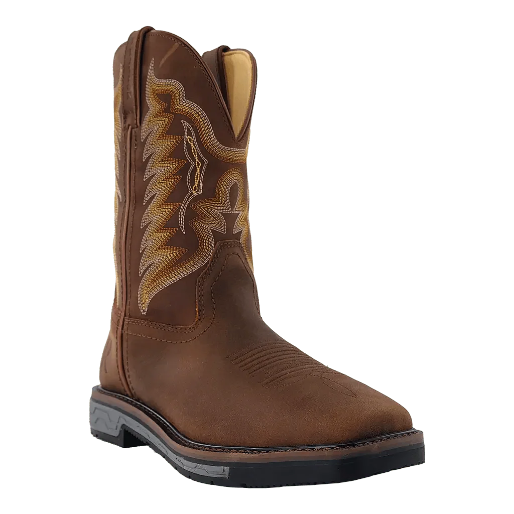 RW1804 | Crazy House Cowhide Square Toe Work Boots