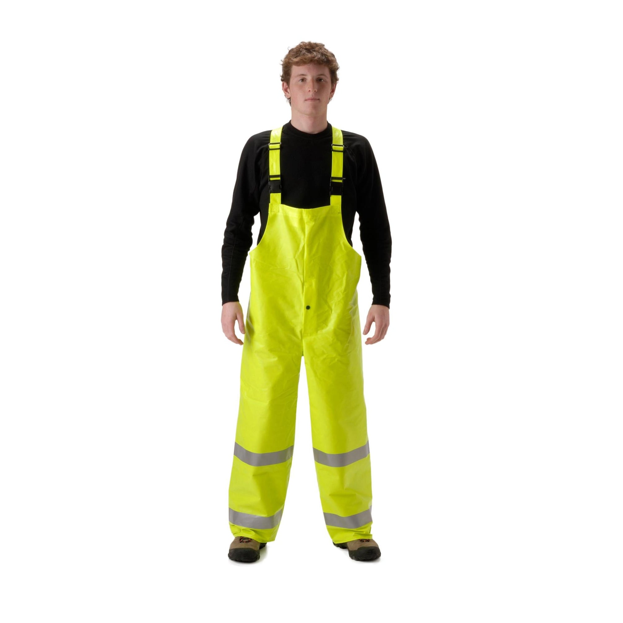 1501TFY | FR Hi-Vis ArcLite Rain Bib Trouser