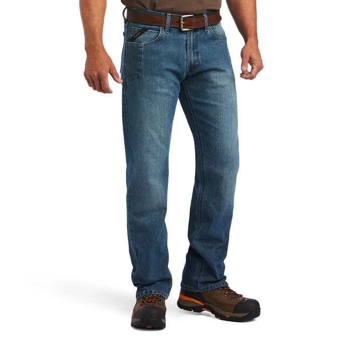 10039288 | Ariat NON-FR Rebar Edgewood M5 Stackable Straight Leg Jeans