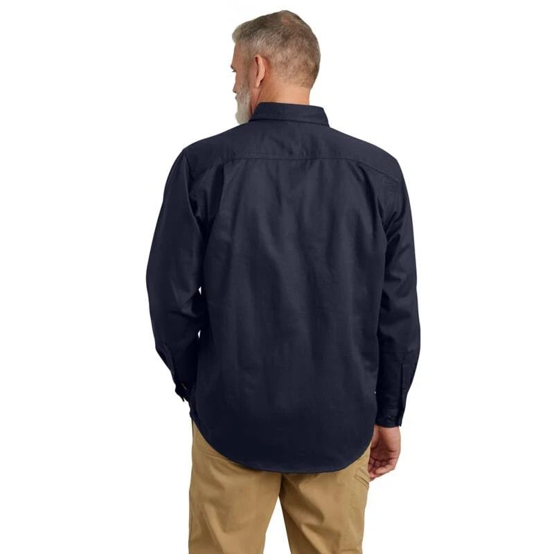 FRS160 | FR Classic Twill Pocket Shirt in Dark Navy